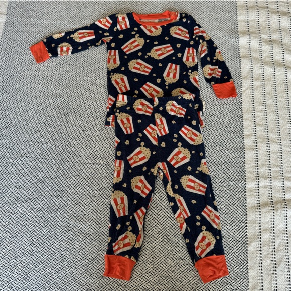 Kozi and Co Popcorn 2 Piece Pajamas - Bamboo - Picture 1 of 4